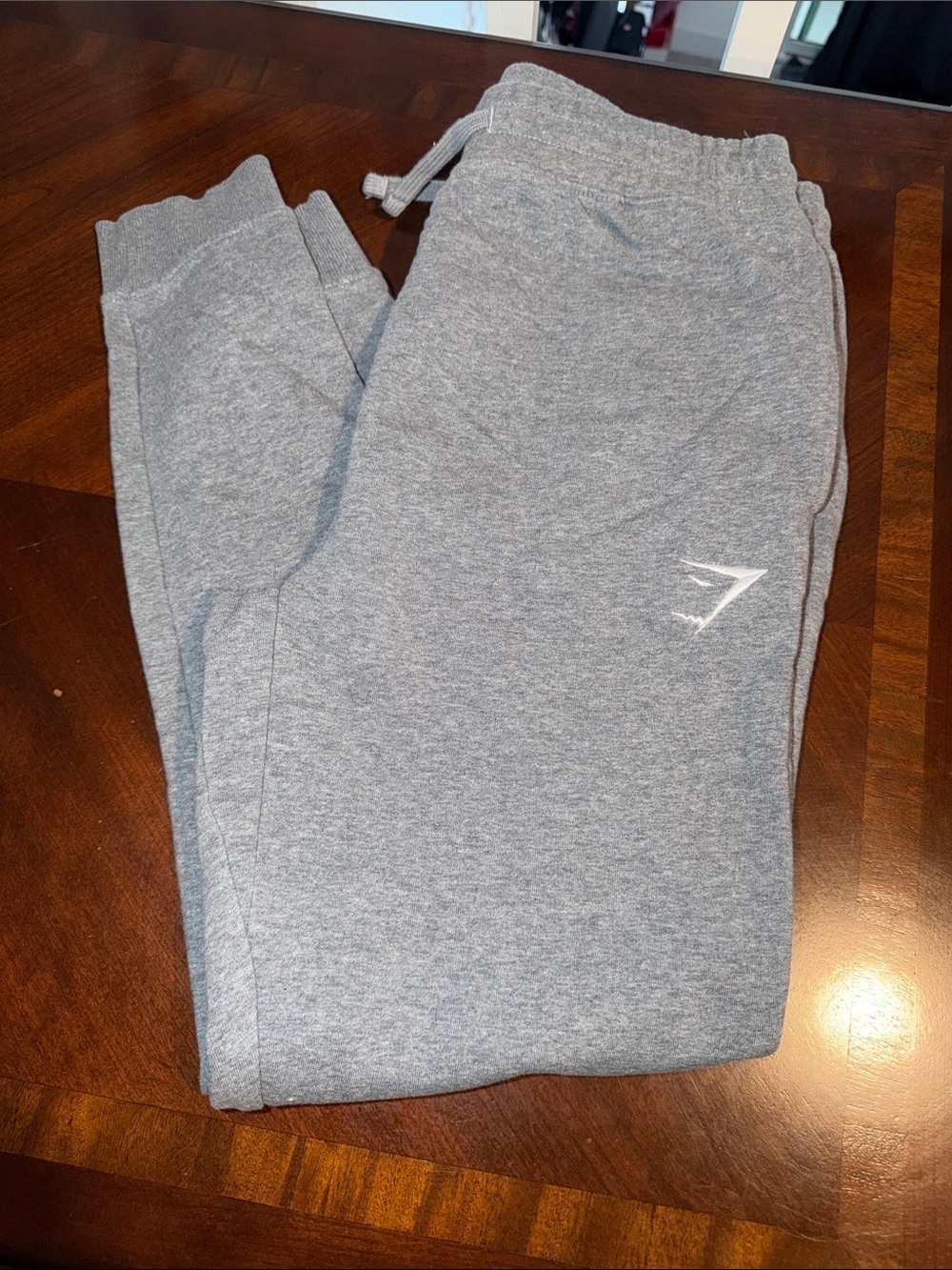 Gymshark Light Gray Heather Jogger Sweatpants